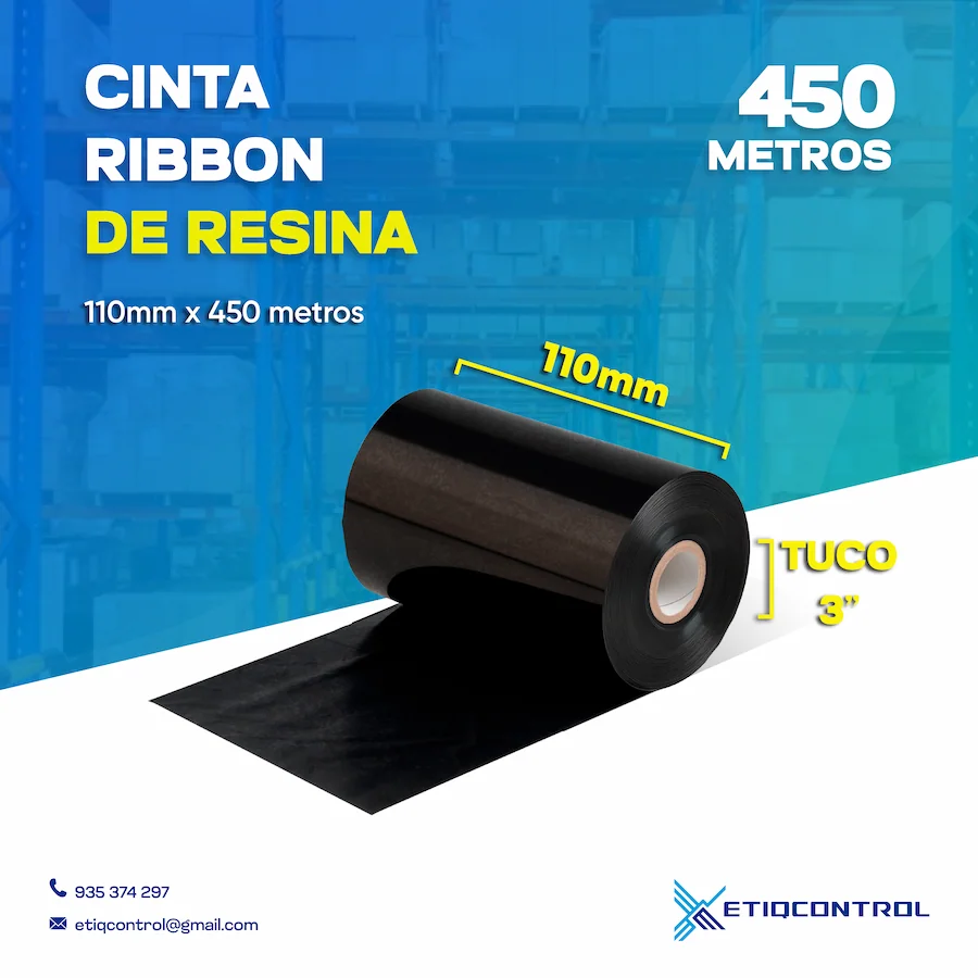 Ribbon Resina 110 x 450 MTS Ribbon Resina 110 x 450 MTS