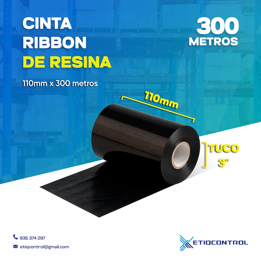 Ribbon de Resina 110 x 300 mts Ribbon de Resina 110 x 300 mts