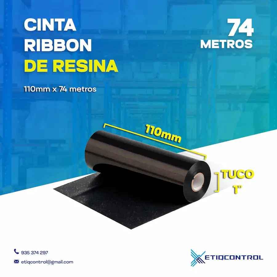 cinta ribbon de resina 110 x 74 mts cinta ribbon de resina 110 x 74 mts