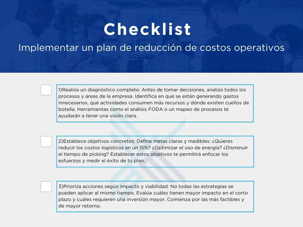 Cómo implementar un plan de reducción de costos operativos