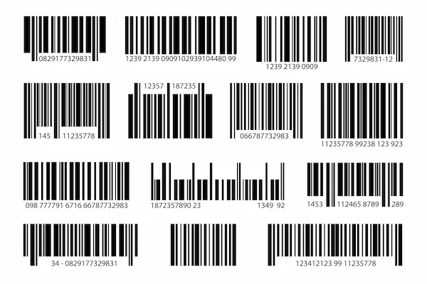 imágenes de distintos tipos de códigos de barras