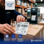 Aplicaciones de las Etiquetas térmico directo 4x4 pulgadas