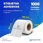 Etiquetas de Poliolefina 4x6 Pulgadas