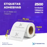 Etiquetas térmico directo 3x2 Pulgadas